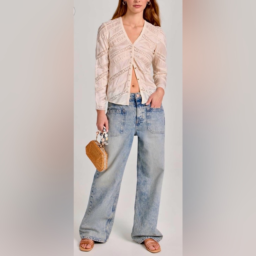 We The Free Womens Palmer Cuffed Jeans Size 28